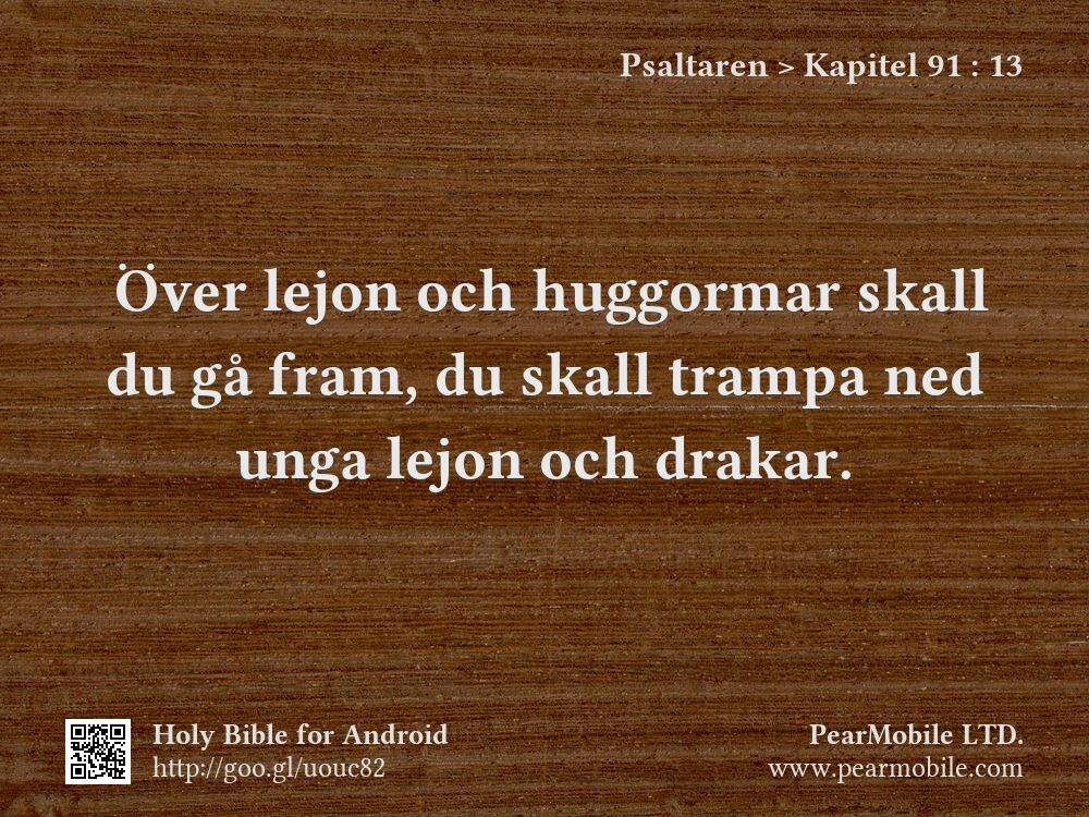 Psaltaren, Kapitel 91:13